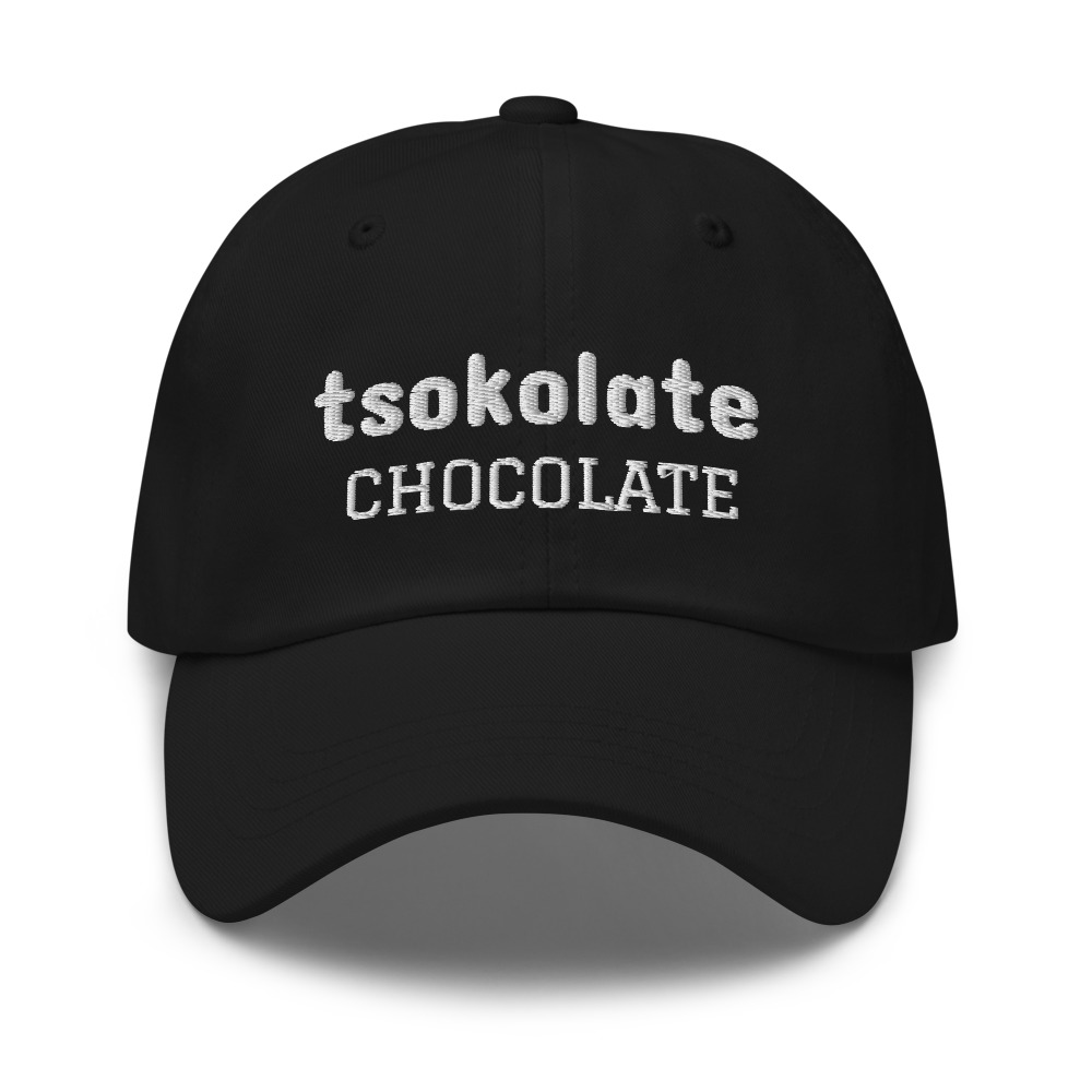 CHOCOLATE Written in Tagalog hat – International Chocolate Salon 